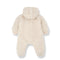 Floriane Teddy Fleece Baby Pramsuit (Ecru)